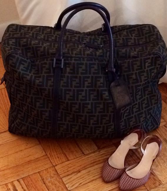 Fendi Zucca Brown WeekendTravel Bag 