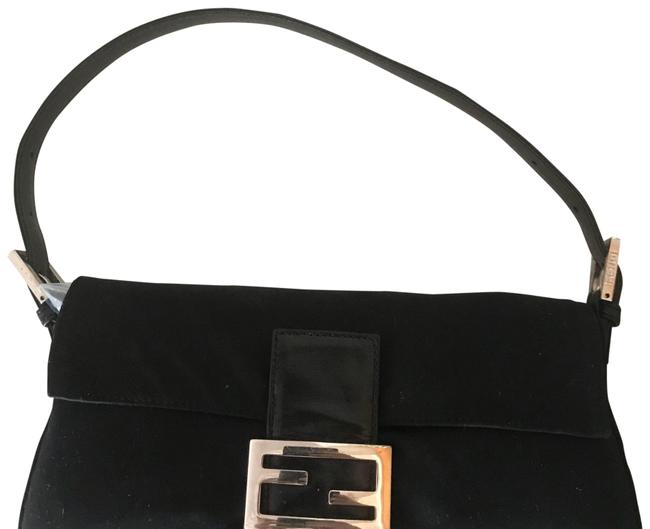 Fendi Hobo Zucca Black Baguette 
