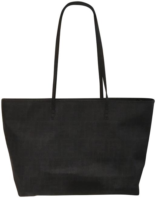 Fendi Zucca Jet Black Canvas Tote 