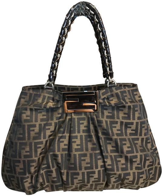 Fendi Zucca Mia Canvas Tote 