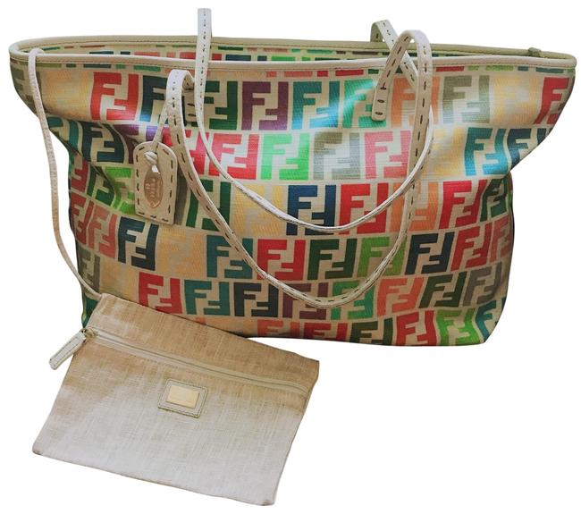 Fendi Zucca Multicolor Tote 