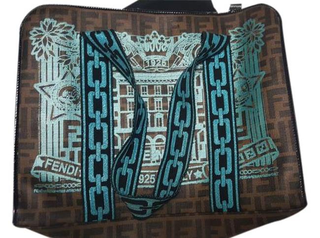 Fendi Zucca Spalmati Leather Tote 