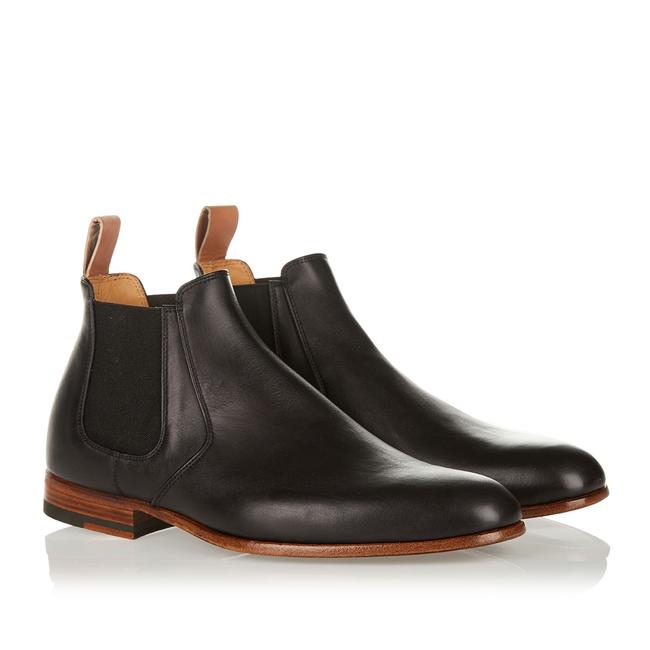 Fendi Black Chelsea Boots Formal Shoes 