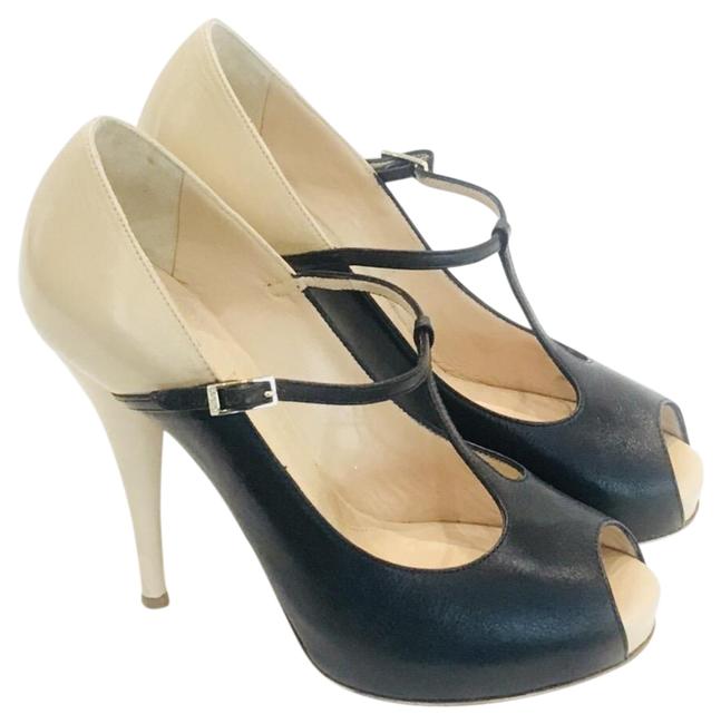 Fendi Black Color Peep Pumps 