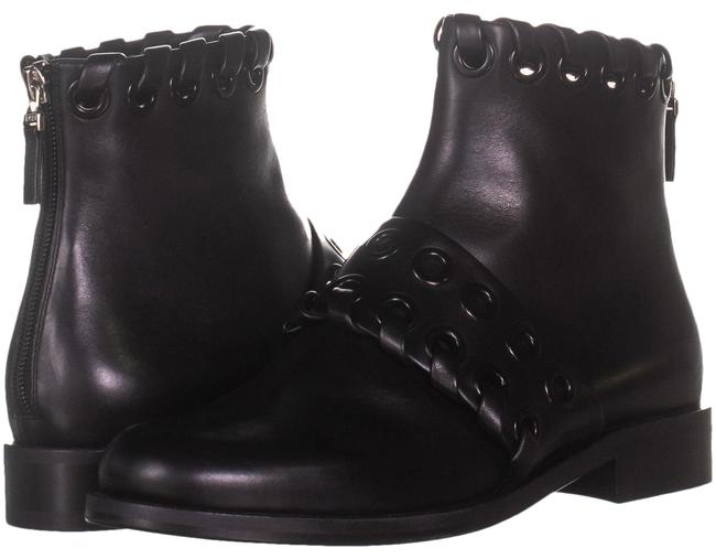 Fendi Black Ep 11 Zip Ankle 872 37.5 Eu Boots Booties 