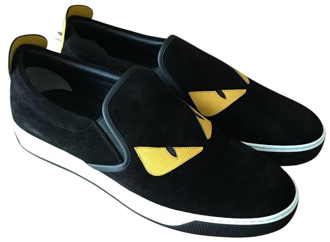 Fendi Black Monster Eye Sneakers 