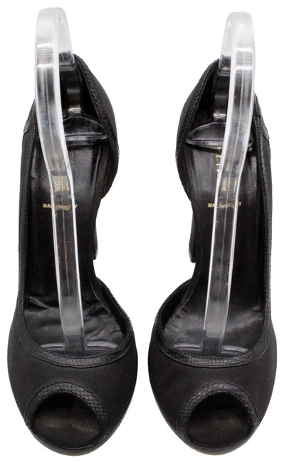 Fendi Black Peep Toe D orsay 7.5 Pumps 