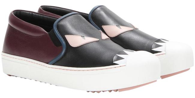 Fendi Black Purple Monster Sneakers 