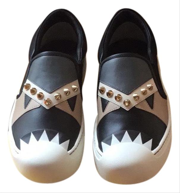 Fendi Black Sand Monster Sneakers 