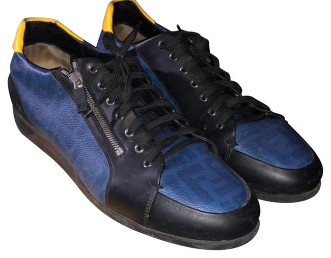 Fendi Blue Loafer Sneakers Narrow Aa, N