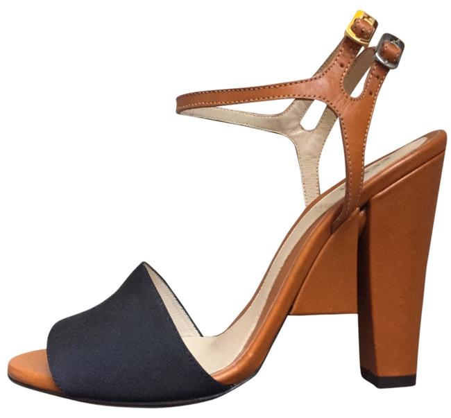Fendi Camel Faille Pumps 