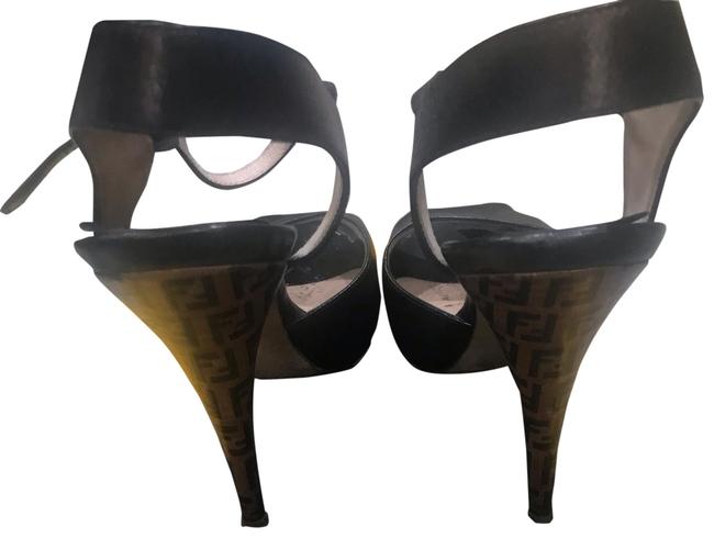 Fendi Dark Brown 8k3065 Platforms 