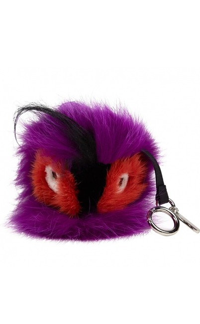 Fendi Fox Fur Bag Bug Charm