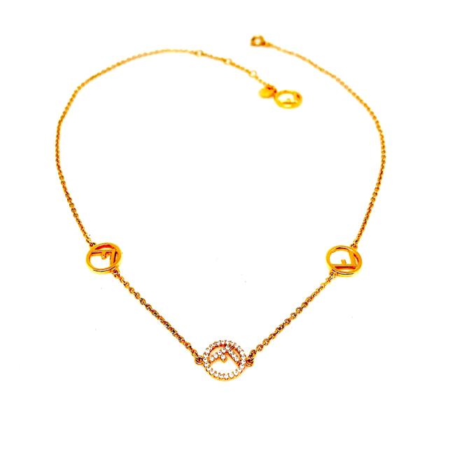 Fendi Gold F Is For Necklace