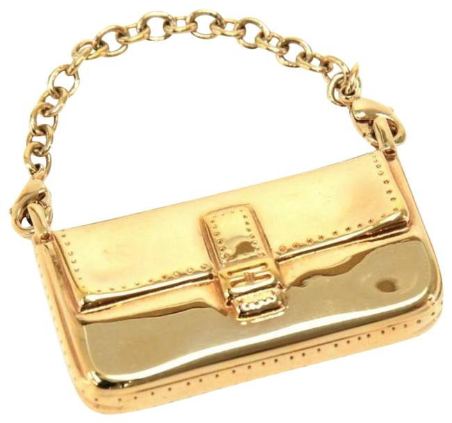 Fendi Gold F Is Pico Baugette Bag Motif Bag Collectors Charm