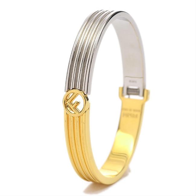 Fendi Gold Silver F Is Palladium 8ag793 Bracelet