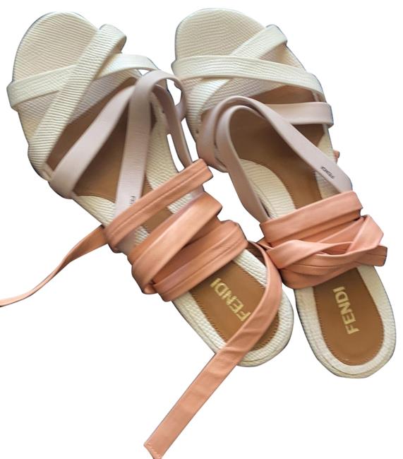 Fendi Lace Up Sandals Flats 