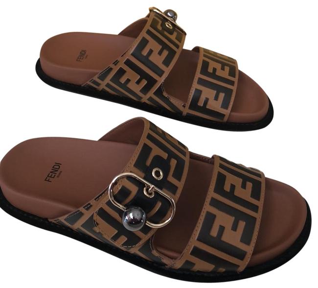 Fendi Logo Sandals 