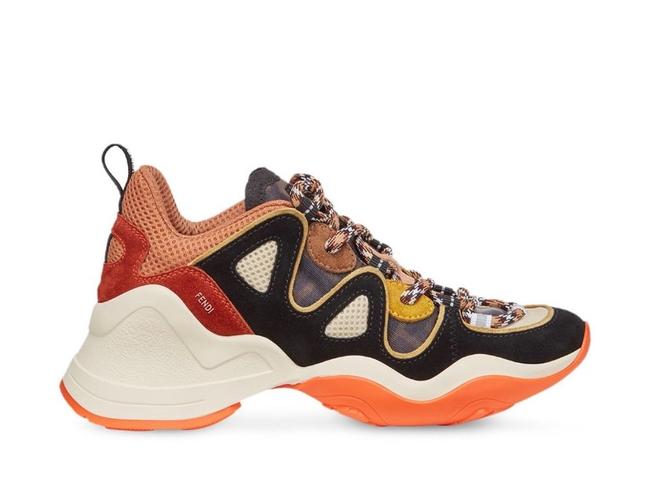 Fendi Low tops In Black Suede Sneakers 