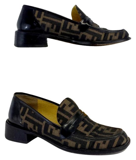 Fendi Monogram Loafers Formal Shoes 