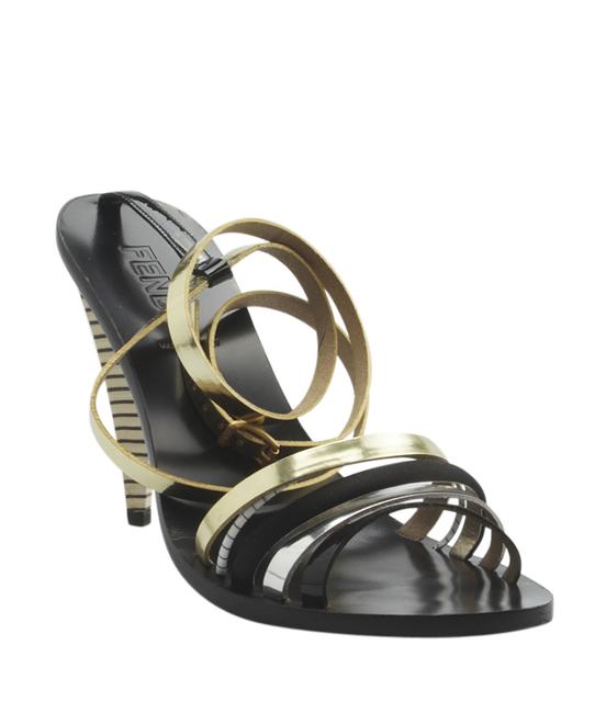 Fendi Multi color Leather 146614 Sandals 