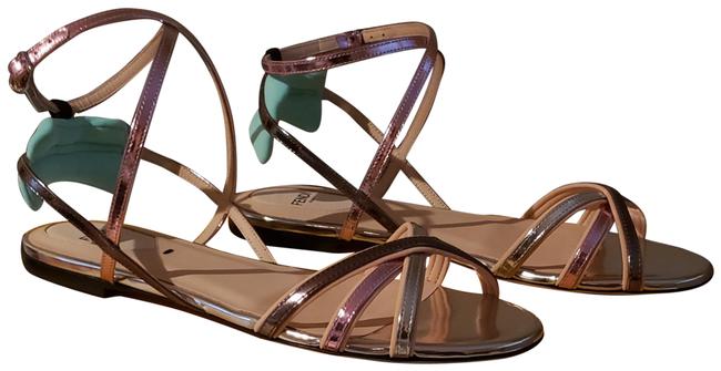 Fendi Multicolor Strappy Sandals 