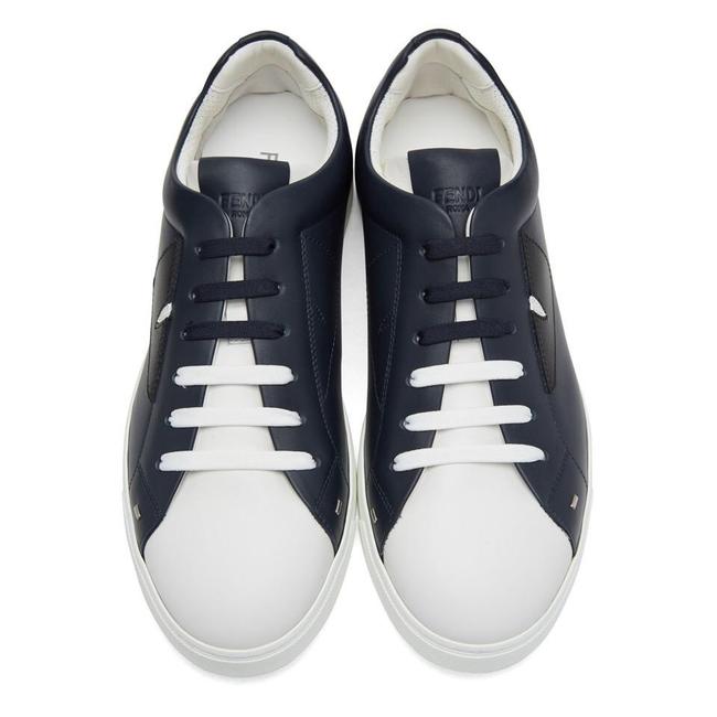 Fendi Navy Men s Calfskin Sneakers 