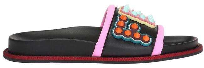 Fendi Pink Fun Fair Slide Sandals 