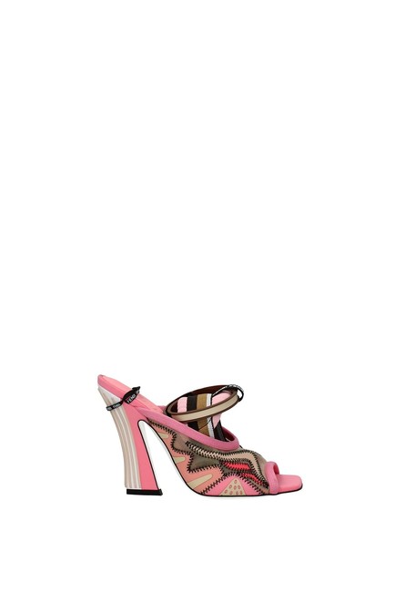Fendi Pink Women Sandals 