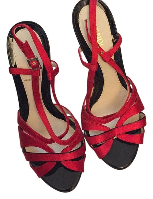 Fendi Red Formal Shoes 
