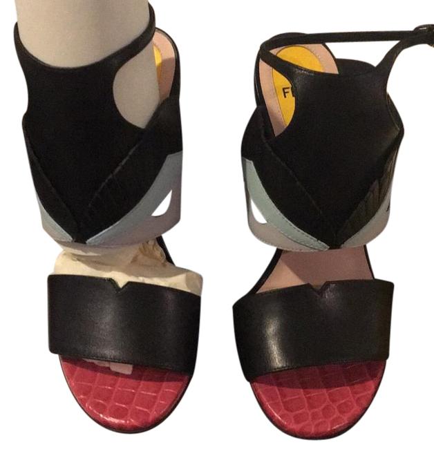 Fendi Sandalo Mix Vi.el Formal Shoes 