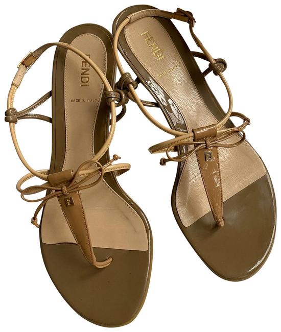 Fendi Tan Sandals 