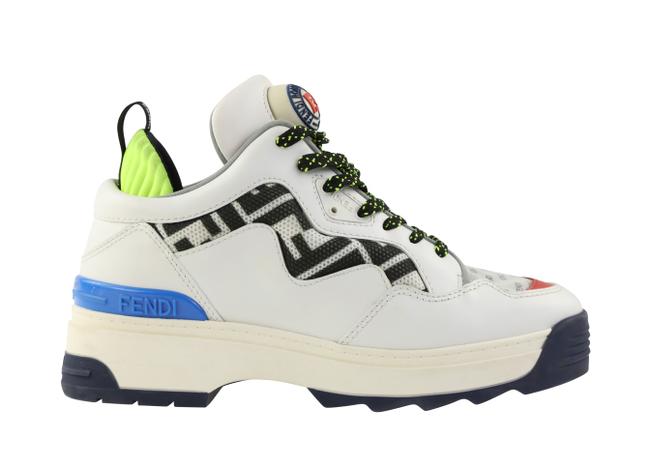 Fendi White T rex Sneakers 