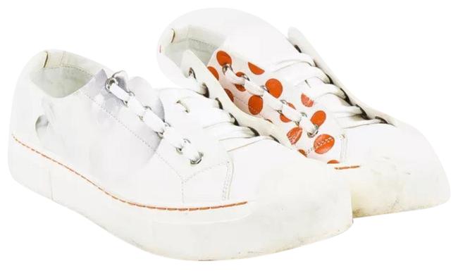 Fendi White with Orange Trainers. 40. Awesome Sneakers 