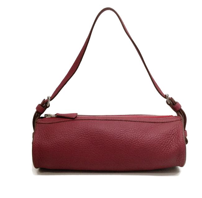 Hermes 2011 Deep Red Leather Satchel