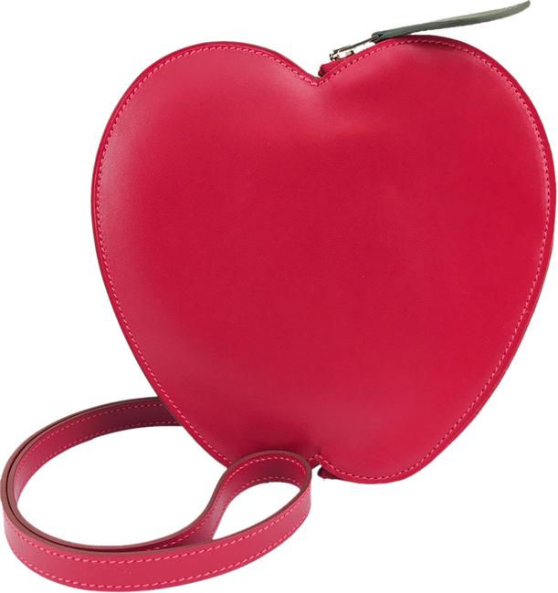 Hermes #9752 Large Apple Fruitti Tutti Limited Edition Red Leather Clutch