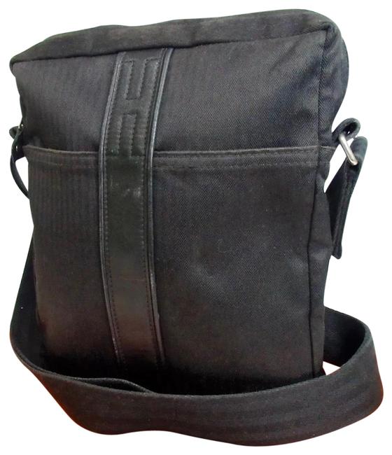 Hermes Acapulco Crossbody Black Chiffon Leather Messenger Bag