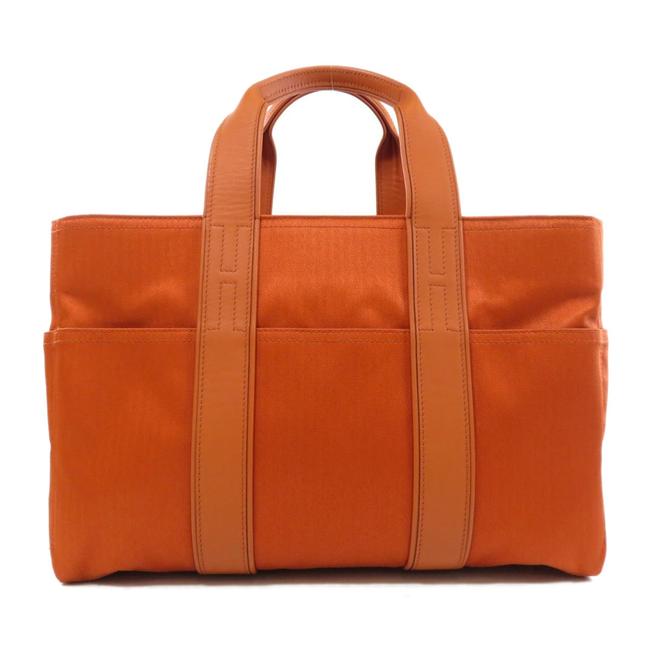 Hermes Acapulco Ladies Orange Nylon Tote