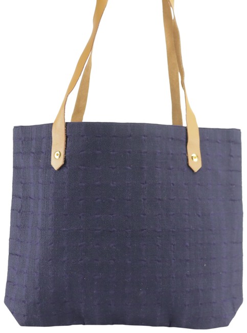 Hermes Ahmedabad Box With 21hk1207 Blue Canvas Tote