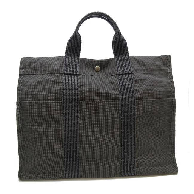 Hermes Ale Line Mm Ladies Dh56872 Gray Canvas Tote