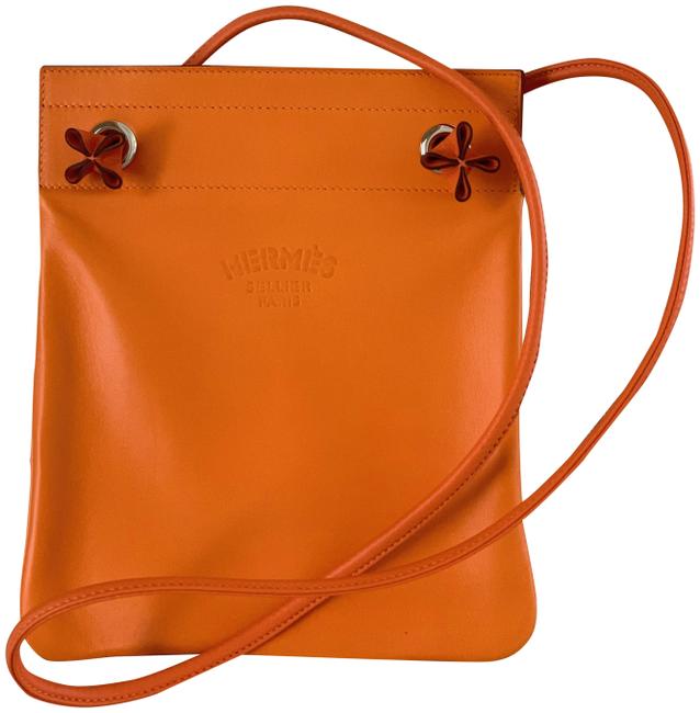 Hermes Aline Mini Orange Swift Leather Cross Body Bag