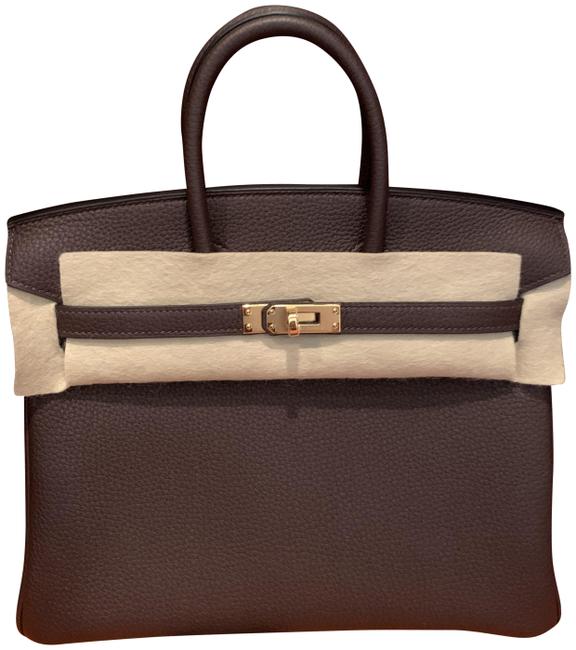 Hermes Bag Birkin Chocolate Togo Leather Tote