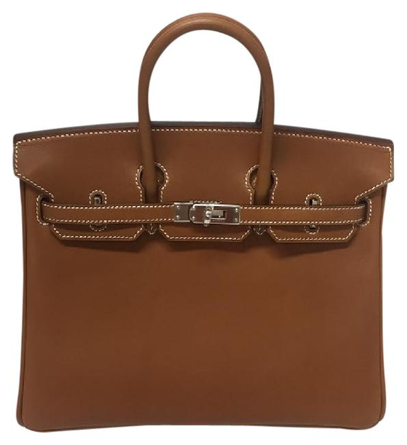 Hermes Birkin 25cm Fauve34 Barenia Satchel