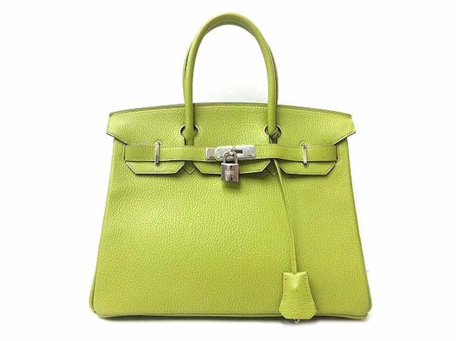 Hermes Birkin 30 Anis Green Chevre Satchel