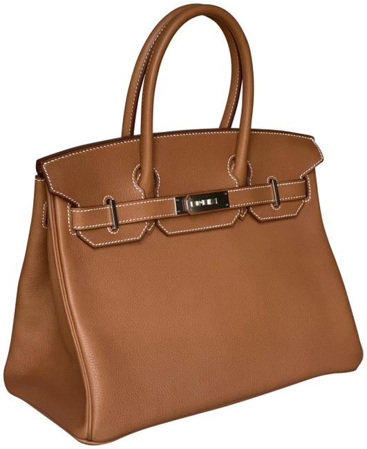Hermes Birkin 30 Barenia Fauve Leather Tote