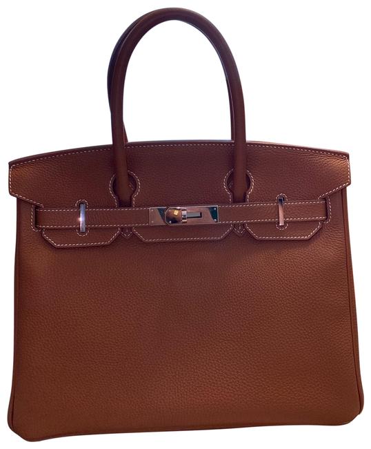Hermes Birkin 30 Gold Togo Leather Tote