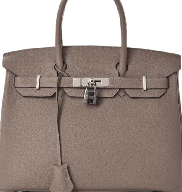 Hermes Birkin 30 Gris Asphalt Gray Togo Tote