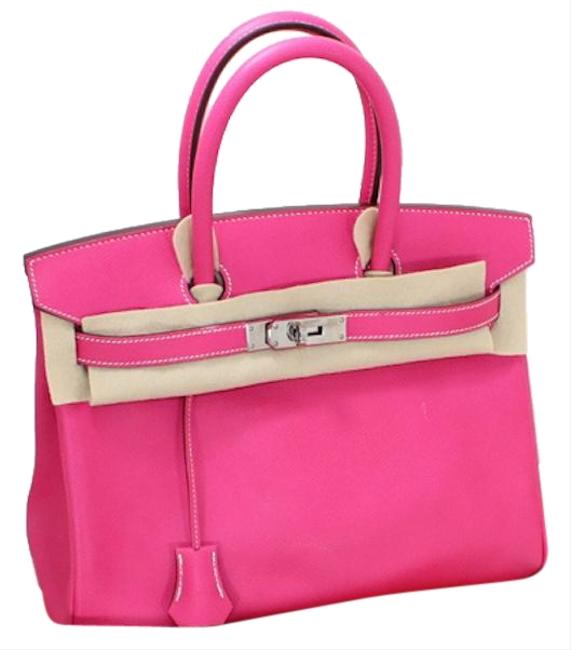 Hermes Birkin 30 Rose Tyrien Epsom Satchel