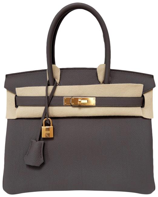 Hermes Birkin 30cm Ghw New Etain Leather Tote