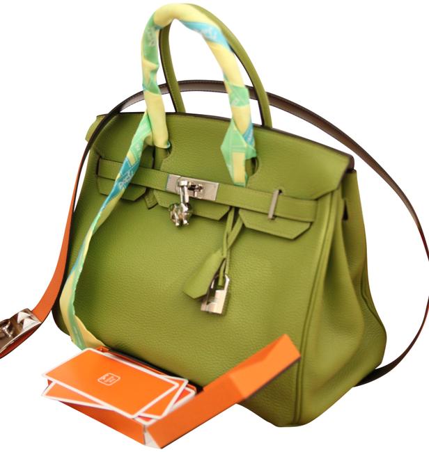 Hermes Birkin 35 Anis Green Togo Satchel